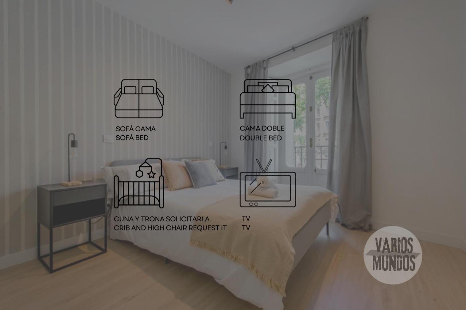 Spacious New Aparment Para 8Pax En La Plaza De Tirso E1 マドリード エクステリア 写真